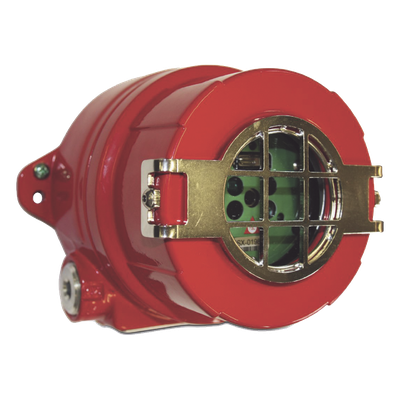 Detector de flama multiespectro UV y doble IR/Visible, cono de visión de 90 grados, alcance mayor a 60 metros, salida 4-20 mA y ModBus RS-485
