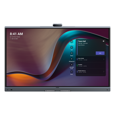Yealink MeetingBoard 65 Pro, Centro de Colaboración Inteligente con IA, 4K UHD, Android 13, Micrófonos Integrados y Cámara Ultra Gran Angular