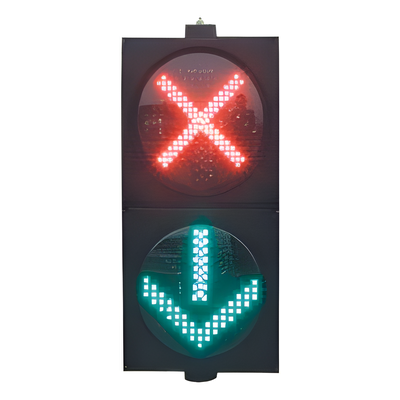 Semáforo Doble con Indicador Alto y Siga.