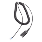 Cable Adaptador QD / Diademas HT101/HT201/HT202 / Teléfonos Analógicos, Digitales e IP / Compatible Grandstream y Yealink / Audio Full Duplex / Impedancia 2000Ω
