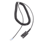 Cable adaptador para diademas modelo HT101, HT201 y HT202 para compatibilidad con teléfonos Grandstream, análogos, digitales, etc.