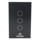 Apagador Inteligente Wi-Fi / 3 Circuitos / 2.4 GHz / 100V-250V / Control por Voz / App Móvil