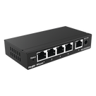 Switch Administrable / 5 Puertos Gigabit / Capacidad 10 Gbps / Gestión Cloud y Móvil / 16 VLANs / 5W Máximo