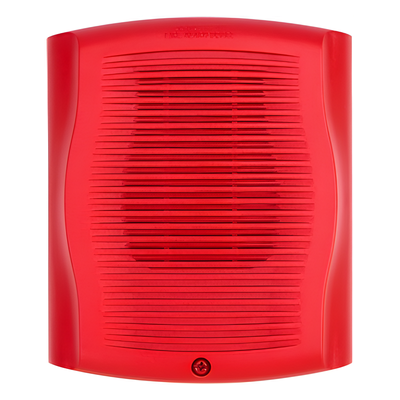 Bocina para Montaje en Pared, Color Rojo