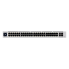 Switch PoE administrable / 48 puertos Gigabit PoE+ / PoE++ 802.3bt / 4 SFP+ 10G / 600W / 1.72' de alto