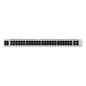 UniFi Switch USW-Pro-48-POE Gen2, Capa 3 de 48 puertos PoE 802.3at/bt + 4 puertos 1/10G SFP+, 600W, pantalla informativa