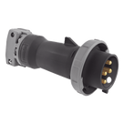 Enchufe Macho Pin and Sleeve / 60 A / 600 VCA / Trifásico 3 Polos 4 Hilos / IP67 / -40 °C a 75 °C