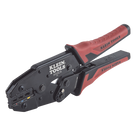 Pinza Ponchadora / Terminales Aislados 10-22 AWG / Acción Compuesta / Tres Cavidades / Doble Agarre