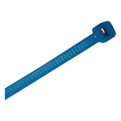 Cincho de nylon color azul 4.8 x 300mm (100pzs) (4200-04005)