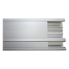 Canaleta de aluminio / 140 x 41 mm / Tramo 3 m (9.84 ft) / Anodizado natural / -20°C a 120°C