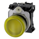Lámpara de Señalización LED / 22 mm / 24V AC/DC / IP69K / NEMA 1-13 / Amarillo / Panel Frontal