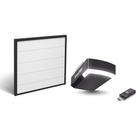 Kit Puerta de Garage 8x8 Pies (2.44 x 2.44 m) / Motor DC 1/2 HP / Insulada / Activación WiFi / Hasta 50 Controles / Lámina Calibre 26