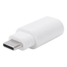 Adaptador de Conexión / Micro USB a USB-C / Compatible Panel Solar y Cámara Batería / Plástico Resistente