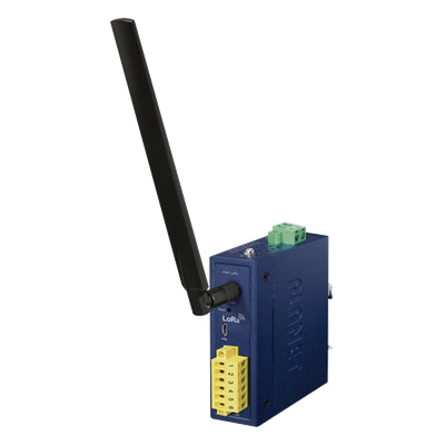 (LoRa) Controlador de nodo industrial IP30, Dos Interfaces de Entrada y Salida Digital,Soporta Protocolo LoRaWAN Clase C,