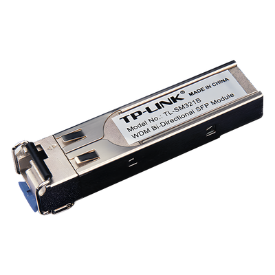 Transceptor mini-GBIC / SFP WDM Bi-Direccional / Monomodo 1GBase / Distancia 10 KM / Conector LC / (Necesita el modelo TL-SM321A para enlazar)