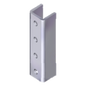 Herraje Cople Para Unicanal 4 X 4 cm de 4 Perforaciones.