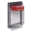 Cubierta Protectora con Alarma / Policarbonato Ultra Resistente / Alarma 95 a 105 dB / Montaje en Superficie / Interior y Exterior / Inviolable / Listado UL/ULC y FM