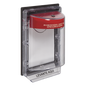Cubierta Protectora Serie Stopper II® De Policarbonato, Con Alarma, Montaje en Superficie, Interior/Exterior, Etiqueta en Español