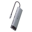 HUB USB-C 9 en 1 / HDMI 4K@60Hz / Ethernet Gigabit / 100W PD / 140.2x43x14.3 mm (0.46x0.14x0.047 ft)