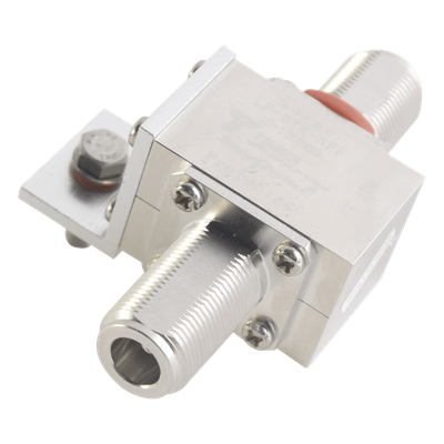 Protector Coaxial, Montaje Universal, para equipos HF, VHF y UHF (20 - 1000 MHz), Conectores N-hembra