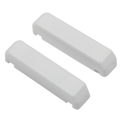 Contacto magnético de superficie con tapa articulada para puertas y ventanas
