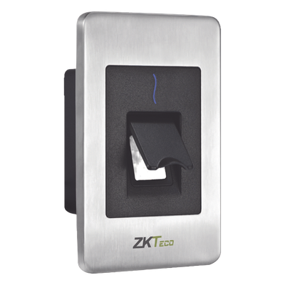 Lector de huella y tarjeta de proximidad esclavo RS-485  para exterior COMPATIBLE UNICAMENTE CON PANELES ATLAS