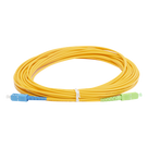 Jumper de Fibra Óptica Monomodo SC/UPC - SC/APC Simplex, Color Amarillo, 15 Metros (49.21 Pies)