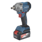 Llave de Impacto Inalámbrica / 20 V / 488 Nm / Motor Sin Escobillas / 3 Velocidades / Portabrocas 1/2 in / 2 Baterías 4.0 Ah