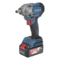 Llave de Impacto Inalámbrica de 20 V, incluye 2 Baterías de 4.0 AH, Cargador y Estuche plástico.