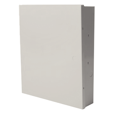 Gabinete metálico para panel de alarma, sin chapa, diseño delgado para instalación en pared