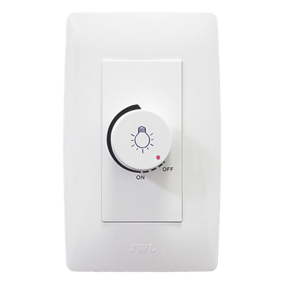 Dimmer Rotativo para Lámpara Incandescentes / 300 W 127 V CA / Color Blanco.