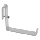 Soporte en L para Escalerilla / Separación de Cables de Alimentación / Acero Recubierto en Polvo / 0.19 in de Espesor / Color Blanco RAL 9005
