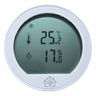 Sensor de temperatura y humedad / Pantalla LCD / ZigBee 2.4 GHz / -20°C a 60°C / 0-100% HR / CR2430