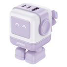 Cargador de Escritorio / 65W / 3 Puertos / 2 USB-C + 1 USB-A / PD 3.0 / QC 4.0 / GaN II / Pantalla LED