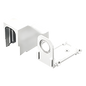 Accesorio Para Techo Falso/Entrada, Con Conexión Tubería 1/2 a 1 In, Compatible con Canaletas LD3, LD5 y LD10, Color Blanco