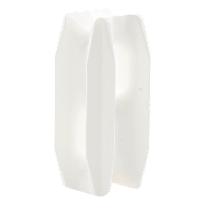 Aislador Blanco de Esquina para Cercos Eléctricos / 18 kV / Resinas Vírgenes / Resistencia 7.5-10.2 kg / Anti UV / 66 mm x 31.6 mm