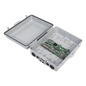 Switch WISP/FTTx con 7 puertos PoE inverso de 24V Pasivo (PoE in), 1 puerto PoE out de 24V + 2 SFP, Integrado con Gabinete NEMA IP67 para exterior