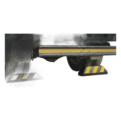 Tope Vehicular 55cm / Para Camion / Estacionamiento / Color Negro-Amarillo.