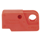Dispositivo de Bloqueo LOTO / Interruptores de Palanca / 15.2 x 22.3 mm / Polipropileno Resistente / Rojo / -40°C a 121°C