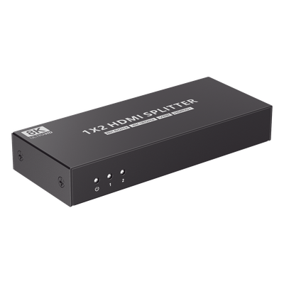 Splitter HDMI 1x2 | Velocidad de trasmisión 48 Gbps| Resolución 8k | Salida de audio| HDCP 2.3