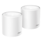 Kit 2 Routers Inalámbricos MESH Interior para Hogar / Doble Banda Wi-Fi 6 AX3000 Mbps / 3 Puerto Gigabit WAN/LAN / 2 Antenas Internas / Administración Mediante la App Deco (iOS, Android) / Protecci