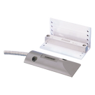 Contacto Magnético de Uso Rudo / Soporte en L Ajustable / Cable Blindado 60 cm (23.6 in) / Gap 60 mm (2.36 in) / Sellado con Epóxico / NC 28 VDC