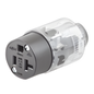 Conector Iluminado 20 A 125 V CA 2 Polos 3 Hilos (Nema 5-20R).