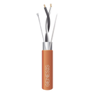 Cable de Comunicación / 1 Par 18 AWG / Blindado / Plenum / 305 m (1000 ft) / Naranja