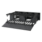 Organizador de Cables Horizontal NetManager, Doble (Frontal y Posterior), Para Rack de 19in, 3UR