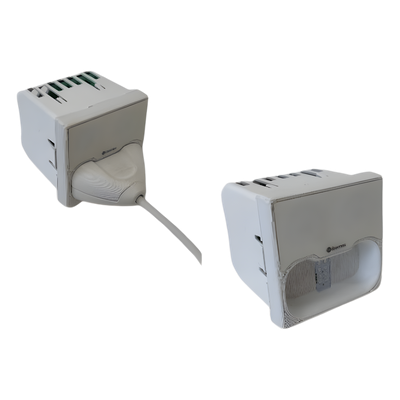 Módulo de Pared para Pulsadores de Cama / Conector Magnético / Dimensiones 45x45 mm / Material ABS Anti-Microbiano / Compatible con NX0881/MG
