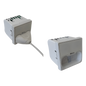 Módulo de Pared para Pulsadores de Cama / Conector Magnético / Dimensiones 45x45 mm / Material ABS Anti-Microbiano / Compatible con NX0881/MG