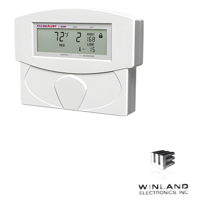 Detector de temperatura y humedad, capacidad 2 zonas, incluye una zona con sensor de temperatura y 1 zona libre