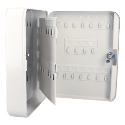 Caja para llaves con capacidad para 36 llaves/ Medidas 160 x 200 x 75 mm (ancho x alto x profundidad)/Fabricada en acero/ Cerradura con llave.