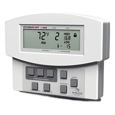 Detector de temperatura y humedad, capacidad 4 zonas libres.